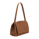 Natalia Saddle Woven Recycled Vegan Shoulder Bag