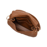 Natalia Saddle Woven Recycled Vegan Shoulder Bag