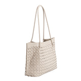 Victoria Bone Medium Recycled Vegan Tote Bag