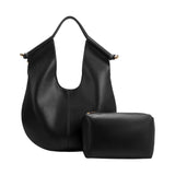 Tracy Black Recycled Vegan Shoulder Bag