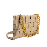 Mimie Mushroom Woven Crossbody Bag