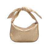 Marni Gold Crinkle Bow Crossbody Bag