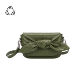 Faye Olive Clutch Crossbody Bag