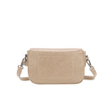 Faye Beige Bow Clutch Crossbody Bag