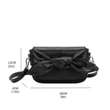 Faye Black Clutch Crossbody Bag