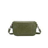 Faye Olive Clutch Crossbody Bag