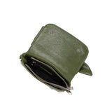 Faye Olive Clutch Crossbody Bag