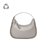 Vivian Light Gray Recycled Vegan Top Handle Bag