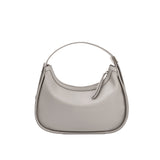 Vivian Light Gray Recycled Vegan Top Handle Bag