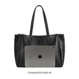 Georgina Black Recycled Vegan Tote Bag