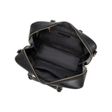 Natasha Black Large Recycled Vegan Top Handle Bag