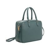 Natasha Teal Large Recycled Vegan Top Handle Bag