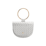 Felix Silver Ring Top Handle Bag