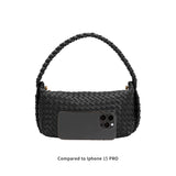 Alma Black Recycled Vegan Crossbody Bag