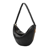 Raquel Black XL Recycled Vegan Shoulder Bag