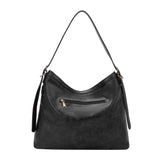 Sloane Black Recycled Vegan Shoulder Bag