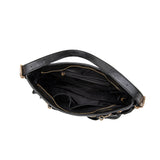 Sloane Black Recycled Vegan Shoulder Bag