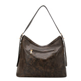 Sloane Espresso Recycled Vegan Shoulder Bag