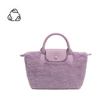 Winnie Lavender Sherpa Tote Bag