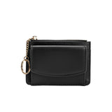 Kara Black Vegan Card Case Wallet