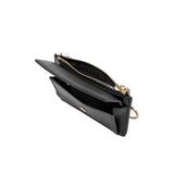 Kara Black Vegan Card Case Wallet