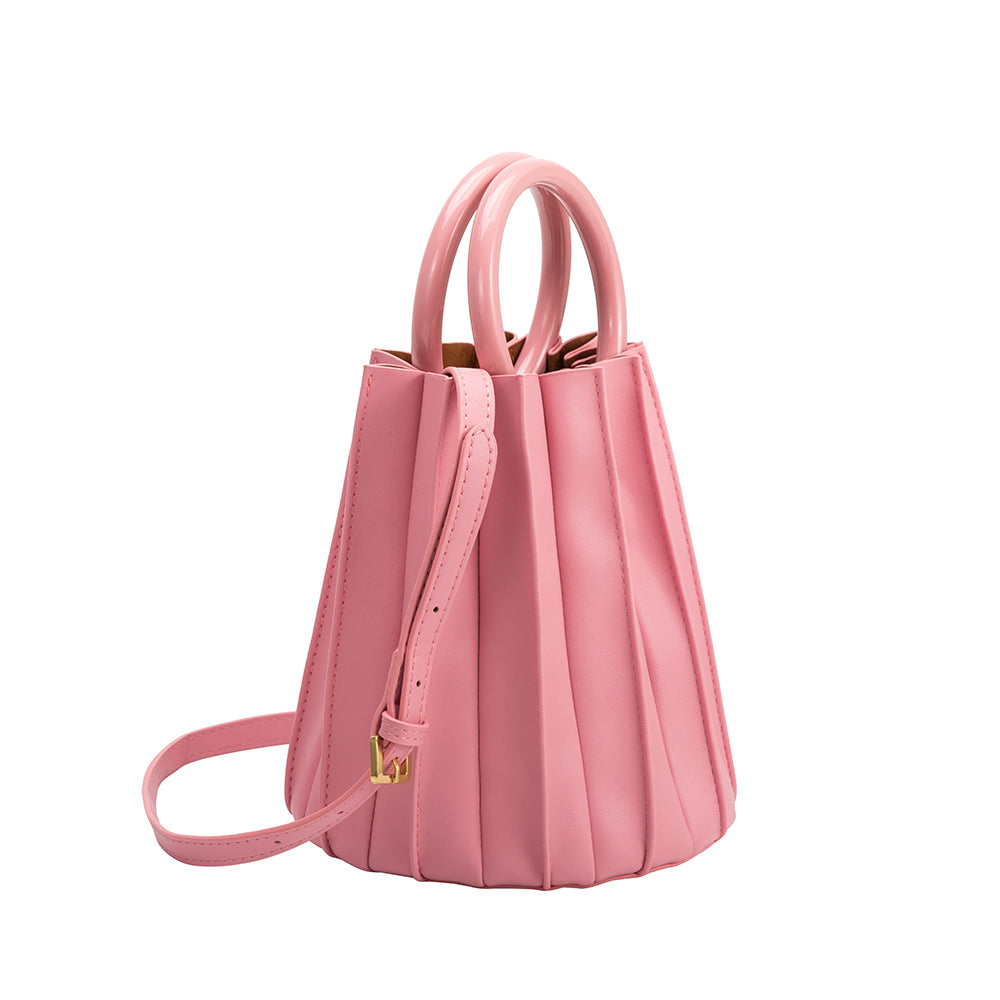 MINI MERCI BAG | LOLLIPOP PINK LEATHER