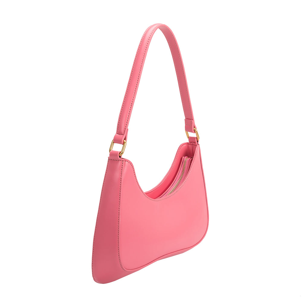 Melie Bianco Jovie Taupe Medium Shoulder Bag - Pink