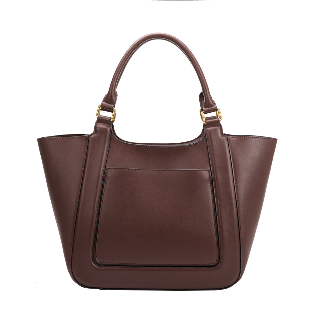 Michelle Chocolate Recycled Vegan Tote Bag