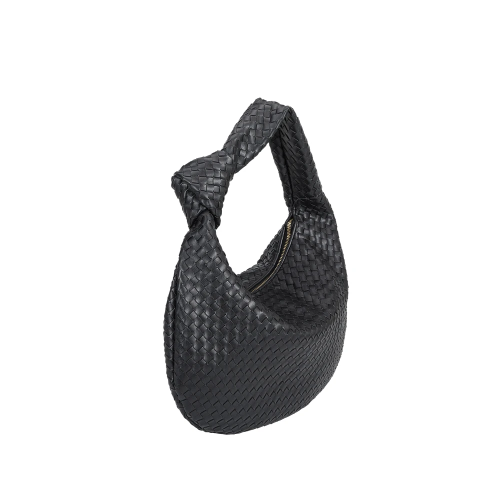 VR NYC Zip Closure Top Zip Woven Braid Crossbody Bag Jordan